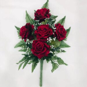 mazzo di rose in velluto