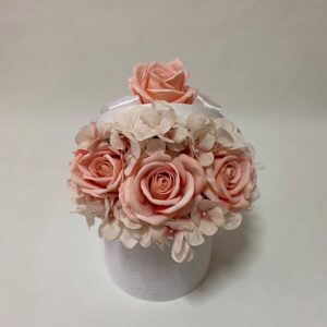 Cappelliera con coperchio - Colore rosa mauve