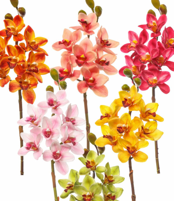 Fiore Cimbidium natural in silicone