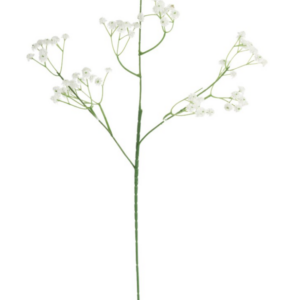 Ramo gypsophila in silicone bianca
