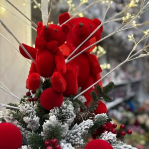 Orsetto Teddy in velluto cm 20