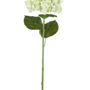 Fiore artificiale Ortensia verde chiaro in silicone Natural Touch
