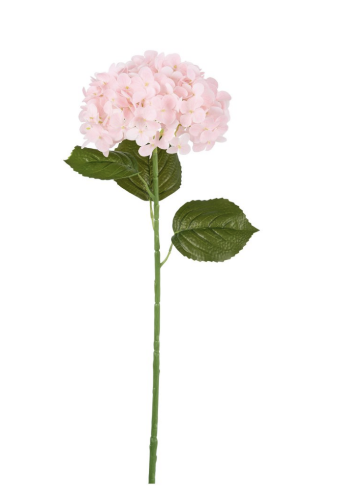 Fiore artificiale Ortensia in silicone Natural Touch colore rosa – decorativo e realistico