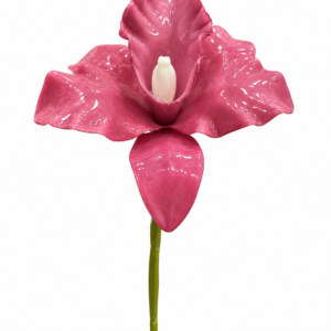 Fiore artificiale in vetroresina Cattleya dark