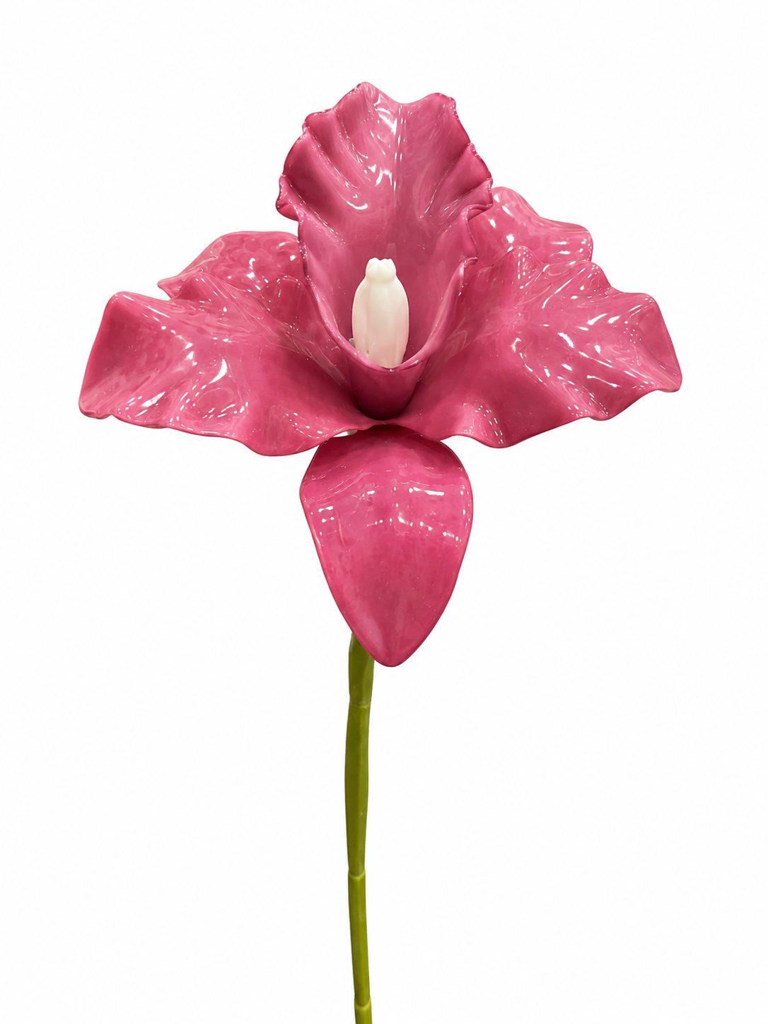 Fiore artificiale in vetroresina Cattleya dark